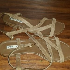 Suede sandals